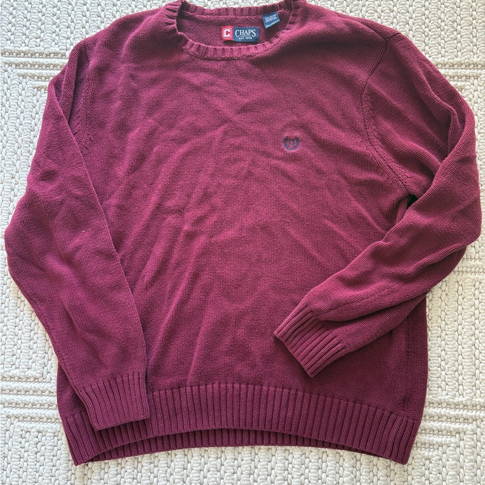 Chaps cotton sweater